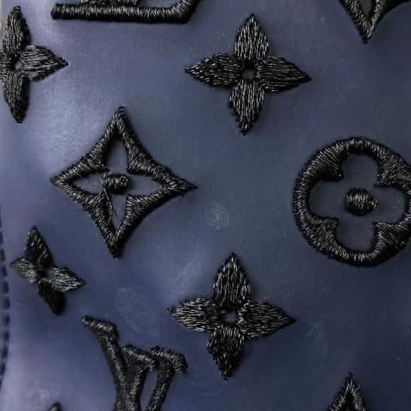 Louis Vuitton Lockit Vertical Handbag Desire Handbag Monogram Blue Marine - Picture 5 of 8